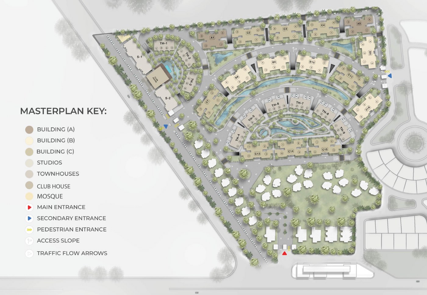 Expand Tamaraya's conceptual masterplan